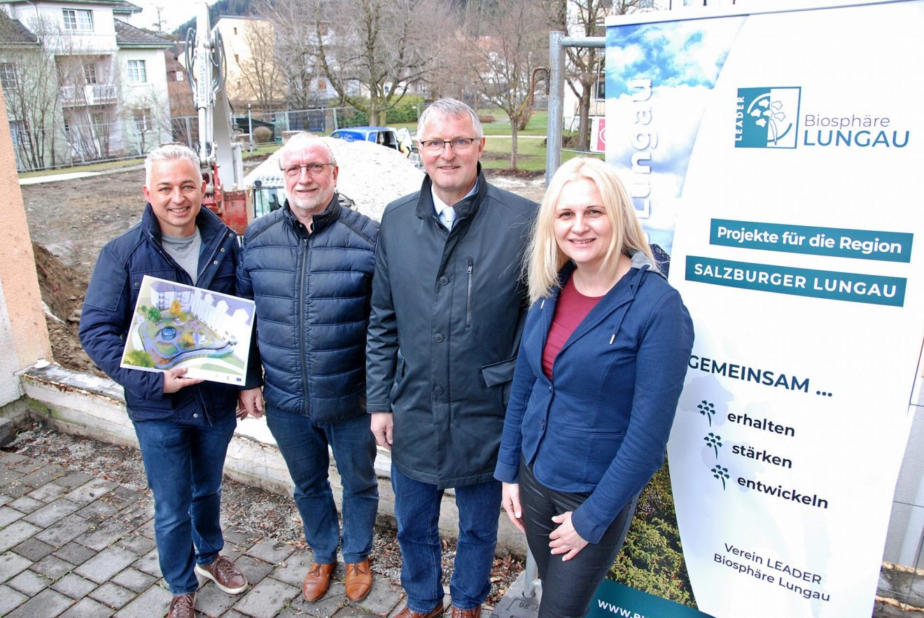 Spartenstich zum LEADER Projekt Demenzgarten Tamsweg